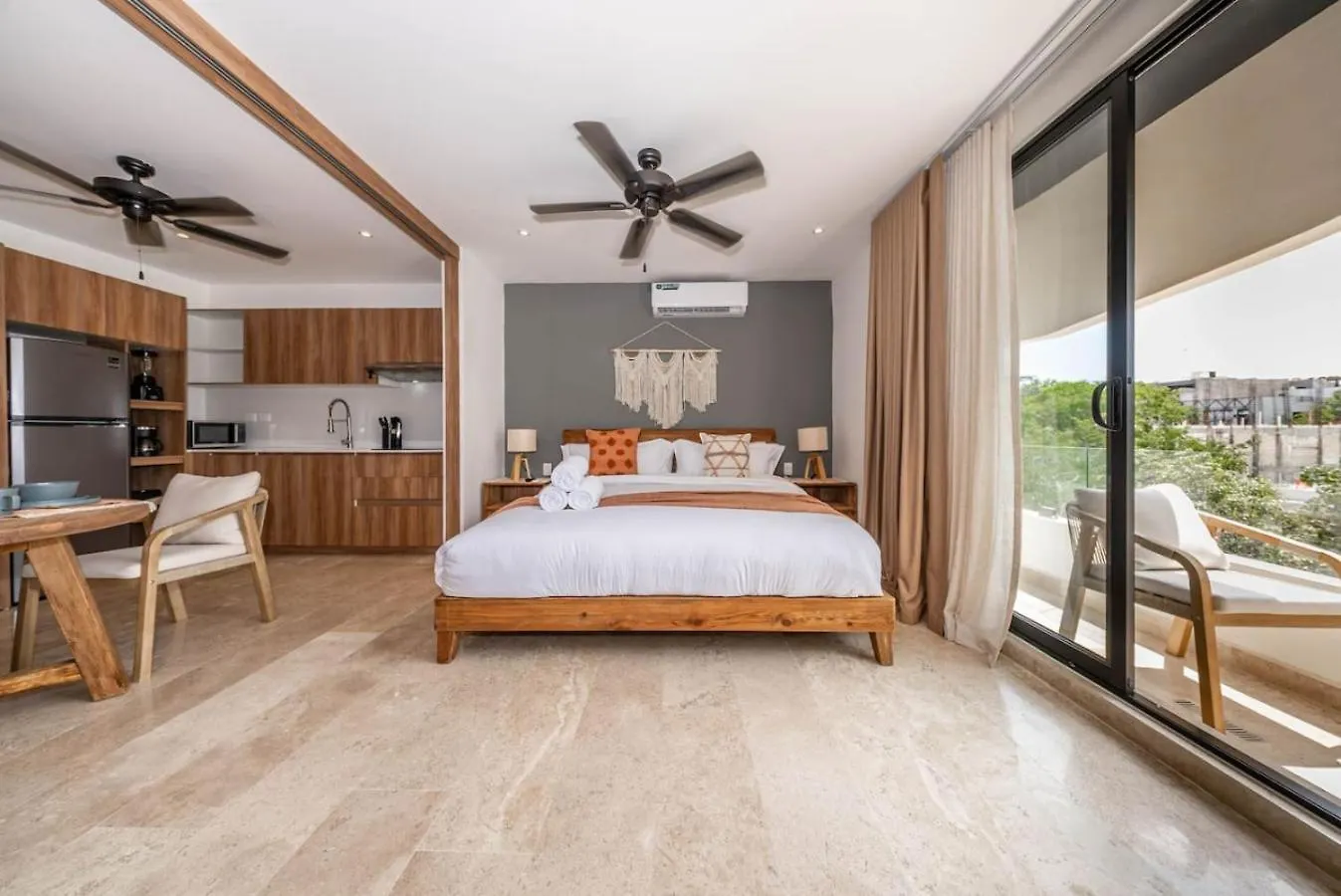Сasa de vacaciones King Studio W Private Balcony Rooftop Pool Gym Tulum